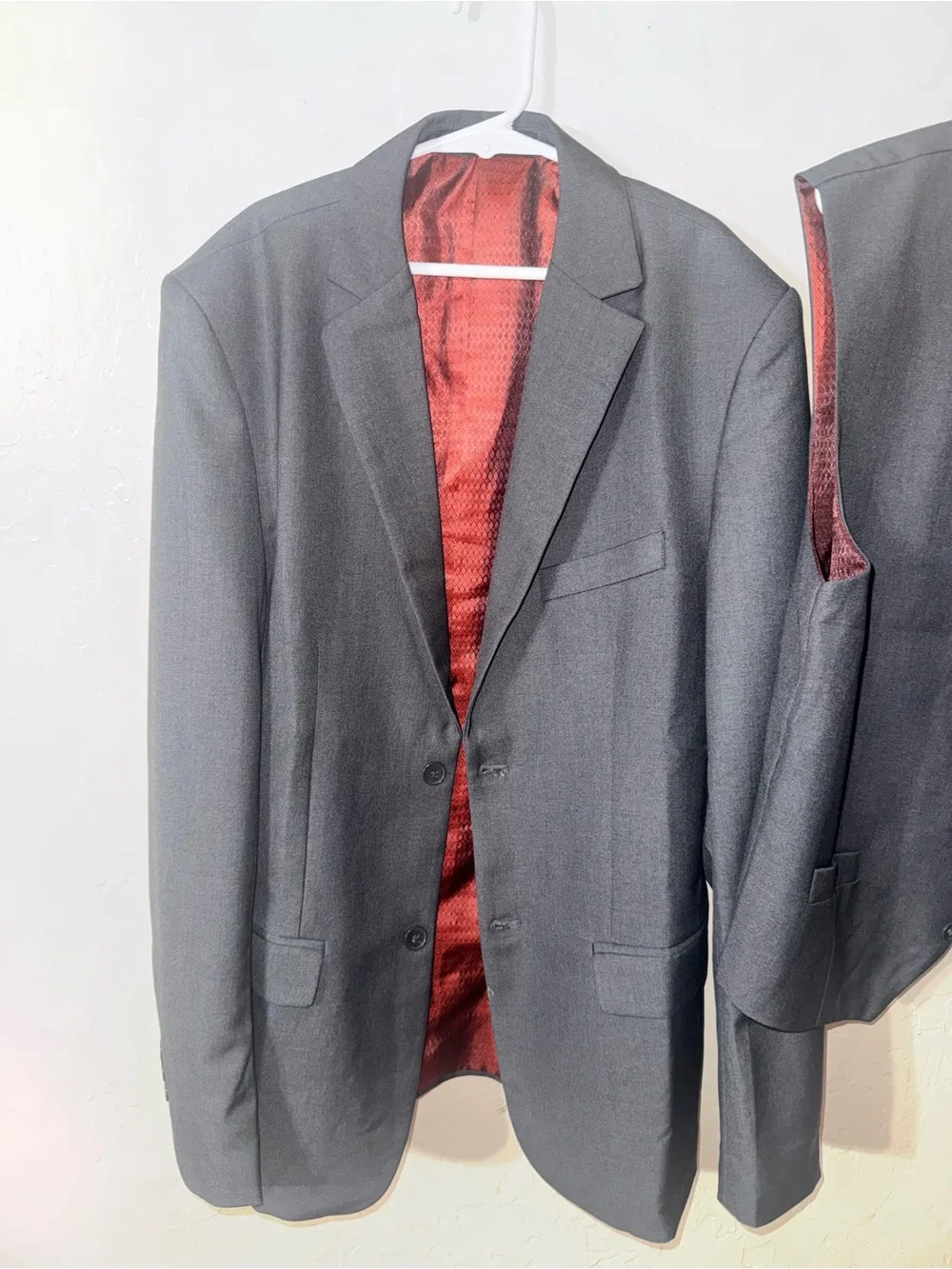 Gray Boy’s Two-Button Blazer/Vest/Pants Suit